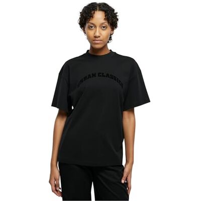 TB6055 Urban Classics Damska koszulka damska Oversized Flock Tee, czarny, 3XL TB6055 Urban Classics Damska koszulka damska Oversized Flock Tee, czarny, 3XL