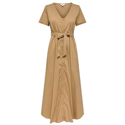 15363394-4987999 Jdy Mio S/S Maxi Shirt Dress WVN Dia, Tigers Eye, XXL 15363394-4987999 Jdy Mio S/S Maxi Shirt Dress WVN Dia, Tigers Eye, XXL