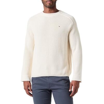 WW0WW40751 Tommy Hilfiger Sweter damski, Żółty (Ivory Petal), M WW0WW40751 Tommy Hilfiger Sweter damski, Żółty (Ivory Petal), M