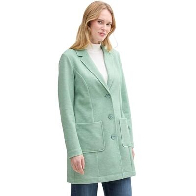 1045404 TOM TAILOR Damski płaszcz , 34160-Dust Green Melange, M, 34160 Dust Green Melange, M 1045404 TOM TAILOR Damski płaszcz , 34160-Dust Green Melange, M, 34160 Dust Green Melange, M