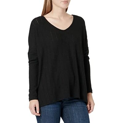 15267669 ONLY Damski sweter ONLKARLA L/S z dekoltem w serek TOP CS JRS, czarny, XS, czarny, XXS 15267669 ONLY Damski sweter ONLKARLA L/S z dekoltem w serek TOP CS JRS, czarny, XS, czarny, XXS