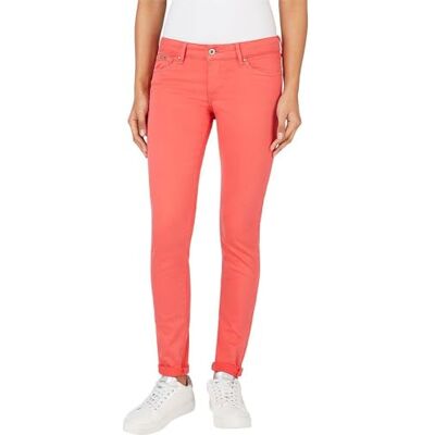 PL211705U91 Pepe Jeans Dżinsy damskie skinny Lw, Czerwony (Crispy Red), 30W / 32L PL211705U91 Pepe Jeans Dżinsy damskie skinny Lw, Czerwony (Crispy Red), 30W / 32L