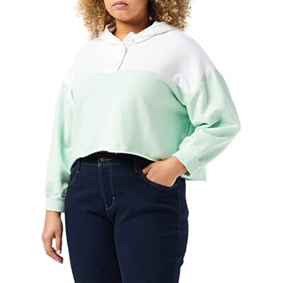 81502-6089-12839 LTB Jeans Damska bluza z kapturem Ziyifo, White Moonlight Jade Block 12839, XL 81502-6089-12839 LTB Jeans Damska bluza z kapturem Ziyifo, White Moonlight Jade Block 12839, XL