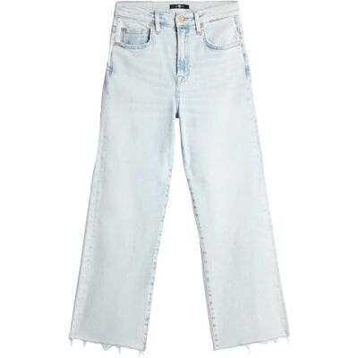 7U600120-UIA 7 For All Mankind Damskie dżinsy Cropped Alexa Maui with Raw Cut, jasnoniebieski, 34 7U600120-UIA 7 For All Mankind Damskie dżinsy Cropped Alexa Maui with Raw Cut, jasnoniebieski, 34