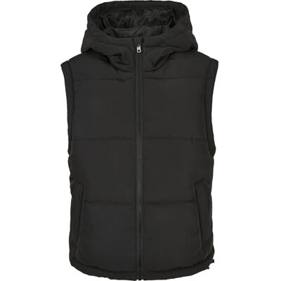 TB5083 Urban Classics Ladies Recycled Twill Puffer Vest, kamizelka z poliestru pochodzącego z recyklingu dla kobiet o regularnym dopasowaniu, dostępna w dwóch kolorach, rozmiarach XS-5XL, Schwarz, 3XL TB5083 Urban Classics Ladies Recycled Twill Puffer Vest, kamizelka z poliestru pochodzącego z recyklingu dla kobiet o regularnym dopasowaniu, dostępna w dwóch kolorach, rozmiarach XS-5XL, Schwarz, 3XL
