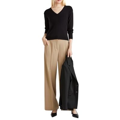 1091D4625 United Colors of Benetton sweter damski, czarne, XXS 1091D4625 United Colors of Benetton sweter damski, czarne, XXS