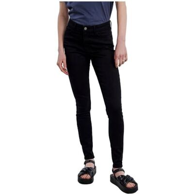 17143319 PIECES Damskie spodnie jeansowe Pctalia Mw Black Skinny Noos Bc, czarny, (XS) W / 32L 17143319 PIECES Damskie spodnie jeansowe Pctalia Mw Black Skinny Noos Bc, czarny, (XS) W / 32L