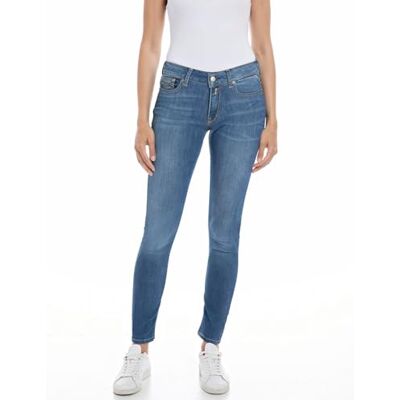 WH689 .000.41A 603 Replay Damskie dżinsy skinny fit New Luz Powerstretch, 009 Medium Blue, 26W / 32L WH689 .000.41A 603 Replay Damskie dżinsy skinny fit New Luz Powerstretch, 009 Medium Blue, 26W / 32L
