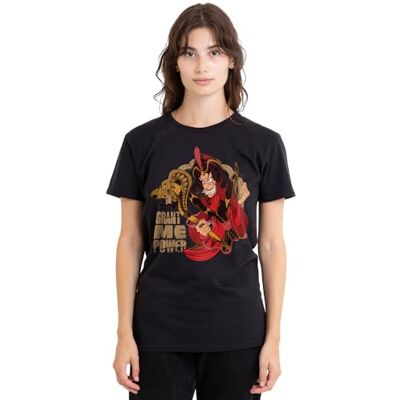 UKWT2-01-DSNY10281 Disney Villains Jafar, Grant Me Power Aladdin damska koszulka, czarna, XXL, Czarny, XXL UKWT2-01-DSNY10281 Disney Villains Jafar, Grant Me Power Aladdin damska koszulka, czarna, XXL, Czarny, XXL