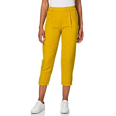 4JA555BA7 SISLEY Spodnie damskie, Złoty, żółty, 32 w, 36 4JA555BA7 SISLEY Spodnie damskie, Złoty, żółty, 32 w, 36