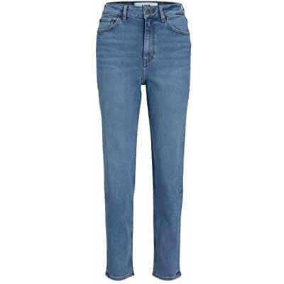 12203874 JACK & JONES Women's JJXX JXLISBON MOM HW CC4006 NOOS Jeans, Medium Blue Denim, 31/32 12203874 JACK & JONES Women's JJXX JXLISBON MOM HW CC4006 NOOS Jeans, Medium Blue Denim, 31/32