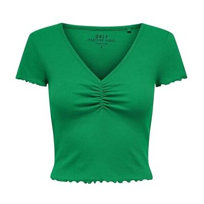 15311919 ONLY Damska koszulka Onlbetty S/S V-Neck Top Cc JRS, Green Bee, M 15311919 ONLY Damska koszulka Onlbetty S/S V-Neck Top Cc JRS, Green Bee, M