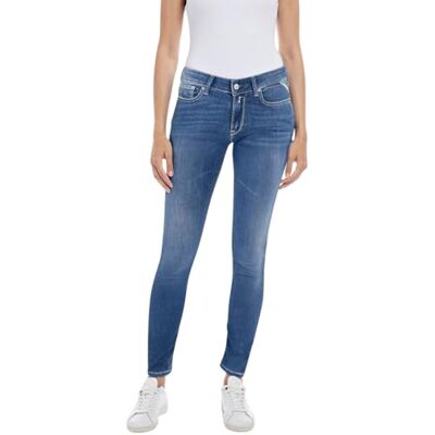 WH689 .000.41A 929 Replay Damskie dżinsy New Luz Powerstretch Denim, 009 Medium Blue, 26W / 28L WH689 .000.41A 929 Replay Damskie dżinsy New Luz Powerstretch Denim, 009 Medium Blue, 26W / 28L