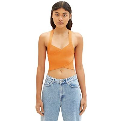 1036516 TOM TAILOR Denim Damski Pullunder, 31684-Bright Mango Orange, XL, 31684 – Bright Mango Orange, XL 1036516 TOM TAILOR Denim Damski Pullunder, 31684-Bright Mango Orange, XL, 31684 – Bright Mango Orange, XL