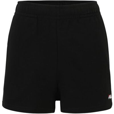 FAW1057 FILA LUSCIANO szorty z wysokim stanem, czarne-L, czarny, L FAW1057 FILA LUSCIANO szorty z wysokim stanem, czarne-L, czarny, L