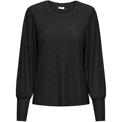 15320573 JdY Damska bluzka Jdycathinka L/S Bellsleeve Top JRS z długim rękawem, czarny, XS 15320573 JdY Damska bluzka Jdycathinka L/S Bellsleeve Top JRS z długim rękawem, czarny, XS