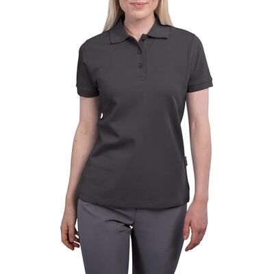 401.9-06-darkgrey HRM Damska koszulka polo Heavy W, Szary (ciemnoszary 06-ciemnoszary), XS 401.9-06-darkgrey HRM Damska koszulka polo Heavy W, Szary (ciemnoszary 06-ciemnoszary), XS