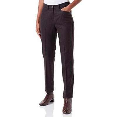 19-8204_10013420 Raphaela by Brax Damskie spodnie Pauline MODERN Wool Flannel, Magic Waist, ciemny brąz, 36K 19-8204_10013420 Raphaela by Brax Damskie spodnie Pauline MODERN Wool Flannel, Magic Waist, ciemny brąz, 36K