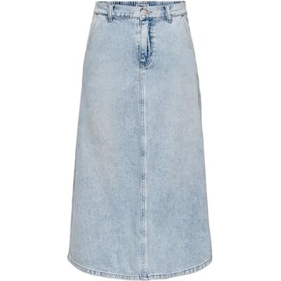15320932_LightBlueDenim ONLY ONLMINDY spódnica dżinsowa damska z denimu, długa spódnica, jasnoniebieski (light blue denim), L 15320932_LightBlueDenim ONLY ONLMINDY spódnica dżinsowa damska z denimu, długa spódnica, jasnoniebieski (light blue denim), L