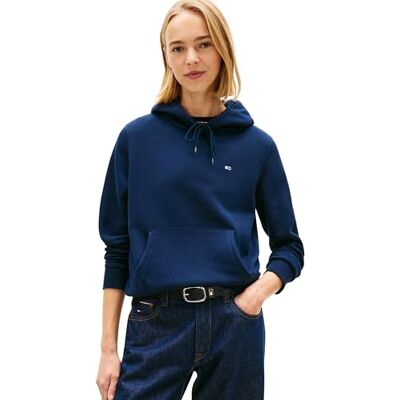 DW0DW19958C1GS Tommy Jeans Damska bluza z kapturem TJW REG S FLAGA DW0DW19958C1G003, niebieska (Dark Night Navy), S, Niebieski (Dark Night Navy), S DW0DW19958C1GS Tommy Jeans Damska bluza z kapturem TJW REG S FLAGA DW0DW19958C1G003, niebieska (Dark Night Navy), S, Niebieski (Dark Night Navy), S