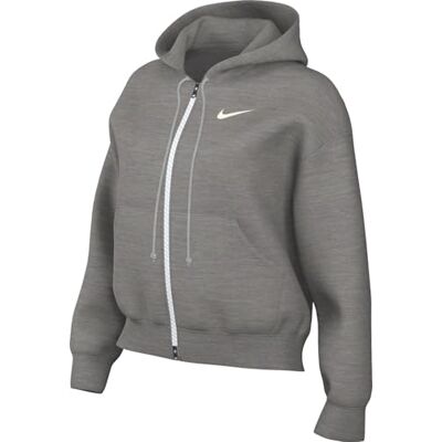 HJ0995-063 Nike Sportswear Phoenix , damska bluza z kapturem, z zamkiem błyskawicznym na całej długości, Dk Grey Heather/Sail, , 2XL HJ0995-063 Nike Sportswear Phoenix , damska bluza z kapturem, z zamkiem błyskawicznym na całej długości, Dk Grey Heather/Sail, , 2XL
