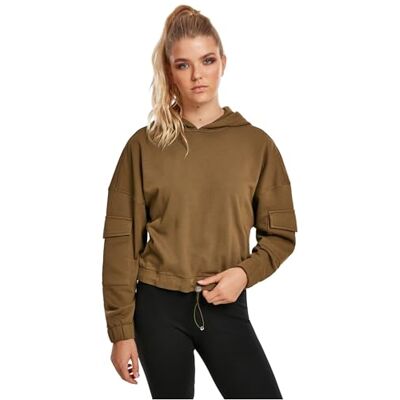TB3625 Urban Classics Damska bluza z kapturem, Summerolive, XXL TB3625 Urban Classics Damska bluza z kapturem, Summerolive, XXL