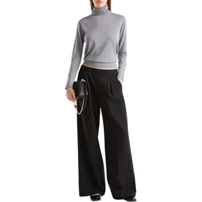 11AHD203A United Colors of Benetton Sweter damski, Szary, S 11AHD203A United Colors of Benetton Sweter damski, Szary, S