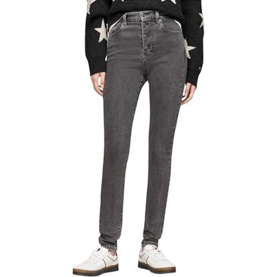 DW0DW19531 Tommy Jeans Sylvia HGH SKN BF DH4273 Skinny, Denim (czarny dżins), 32W / 32L, Denim (czarny dżins), 32W / 32L DW0DW19531 Tommy Jeans Sylvia HGH SKN BF DH4273 Skinny, Denim (czarny dżins), 32W / 32L, Denim (czarny dżins), 32W / 32L