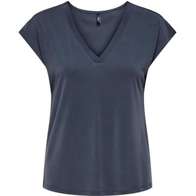 15287041-4835467 Onlfree Life S/S Mod.V-Neck Top JRS Noos, niebieski (Ombre Blue), S 15287041-4835467 Onlfree Life S/S Mod.V-Neck Top JRS Noos, niebieski (Ombre Blue), S