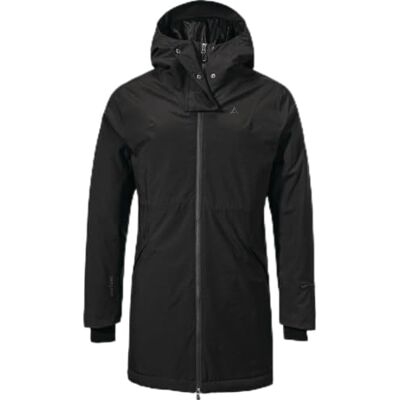 13588 Schöffel Damska parka zimowa Crivat WMS, czarny, 46 13588 Schöffel Damska parka zimowa Crivat WMS, czarny, 46