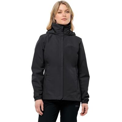 1111202_6000 Jack Wolfskin STORMY POINT 2L JKT W, Kurtka outdoorowa Kobiety, black, 3XL 1111202_6000 Jack Wolfskin STORMY POINT 2L JKT W, Kurtka outdoorowa Kobiety, black, 3XL
