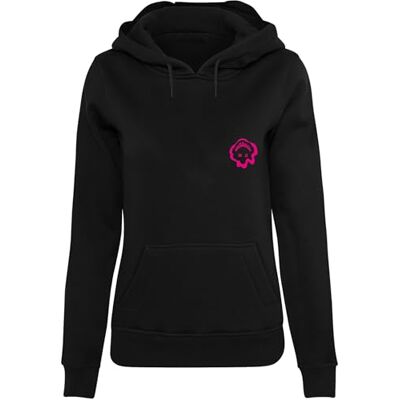 MST039 Miss Tee Everything's Nice Hoody, damska bluza z kapturem, luźna bluza z kapturem z nadrukiem na plecach, regularny krój, rozmiary XS 5XL, czarny, 4XL MST039 Miss Tee Everything's Nice Hoody, damska bluza z kapturem, luźna bluza z kapturem z nadrukiem na plecach, regularny krój, rozmiary XS 5XL, czarny, 4XL