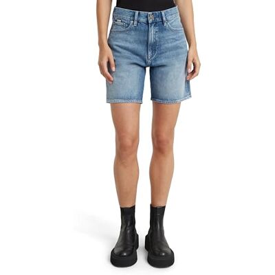 D24372 G-STAR RAW High Bermuda Short Clean Edge Wmn Spodenki, Niebieski Sun Faded Paradiso Blue -d434-g330, 33W damskie, Niebieski Sun Faded Paradiso Blue -d434-g330, 33W D24372 G-STAR RAW High Bermuda Short Clean Edge Wmn Spodenki, Niebieski Sun Faded Paradiso Blue -d434-g330, 33W damskie, Niebieski Sun Faded Paradiso Blue -d434-g330, 33W