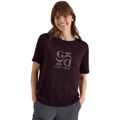 B324469 Cecil T-shirt o wyglądzie lnu Rich Burgundy M B324469 Cecil T-shirt o wyglądzie lnu Rich Burgundy M
