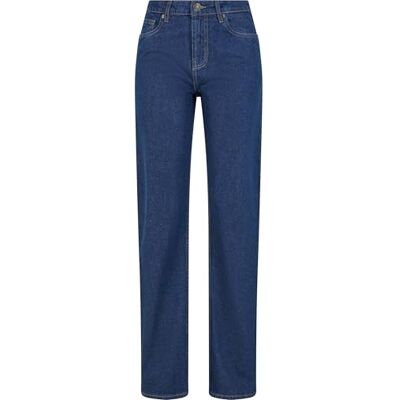 TB7193-19924 Urban Classics Damskie spodnie jeansowe Ladies Straight Fit Denim, damskie spodnie jeansowe o prostym kroju, rozmiary 26-36, Mid Deep Blue Washed, 28 TB7193-19924 Urban Classics Damskie spodnie jeansowe Ladies Straight Fit Denim, damskie spodnie jeansowe o prostym kroju, rozmiary 26-36, Mid Deep Blue Washed, 28