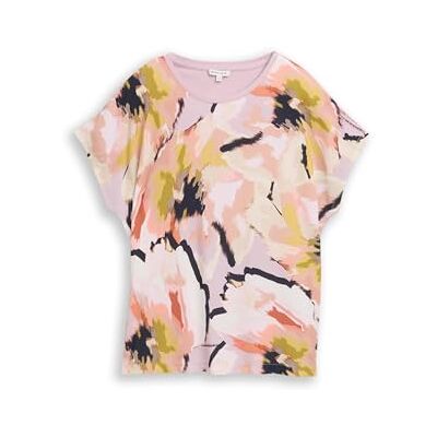 1050445 TOM TAILOR T-Shirt, 39736-kwiatowy nadruk Big Abstract, XXL damski 1050445 TOM TAILOR T-Shirt, 39736-kwiatowy nadruk Big Abstract, XXL damski
