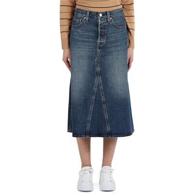 A9316 Levi's Damska spódnica Hr A Line Decon Skirt Rock, Mid Morning, 27W A9316 Levi's Damska spódnica Hr A Line Decon Skirt Rock, Mid Morning, 27W