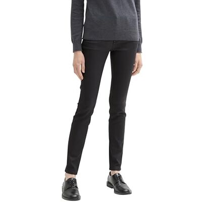 1043403 TOM TAILOR Damskie dżinsy Alexa Skinny, 14482 – Deep Black, 31W / 30L 1043403 TOM TAILOR Damskie dżinsy Alexa Skinny, 14482 – Deep Black, 31W / 30L