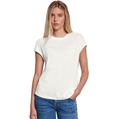 3226518 Street One Studio Damska koszulka z detalami na ramionach, Off White, 44 3226518 Street One Studio Damska koszulka z detalami na ramionach, Off White, 44