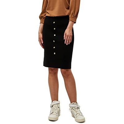 MI3700 Minus33 Damski Maranola Knit Skirt, czarny, XL MI3700 Minus33 Damski Maranola Knit Skirt, czarny, XL