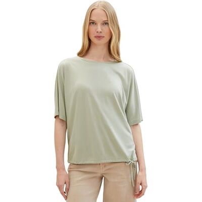 1040595 TOM TAILOR T-shirt damski, 34895 zielony (Desert Green), XXS 1040595 TOM TAILOR T-shirt damski, 34895 zielony (Desert Green), XXS