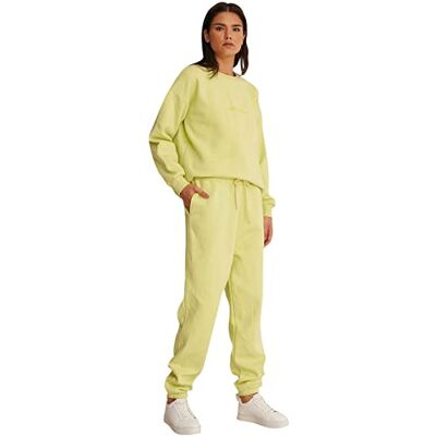 1100-005531 NA-KD Damska organiczna wygodna bluza z kapturem przypomnienie, Żółta limonka, XXS 1100-005531 NA-KD Damska organiczna wygodna bluza z kapturem przypomnienie, Żółta limonka, XXS