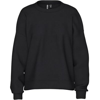 17156302-4701482 Pieces Damska bluza Pcchilli Ls Loose Sweat Noos Bc, czarny, XL 17156302-4701482 Pieces Damska bluza Pcchilli Ls Loose Sweat Noos Bc, czarny, XL