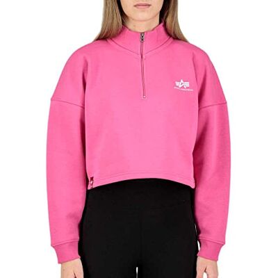 108031-651 Alpha Industries Half Zip Sweater COS SL Bluza dla kobiet Magenta 108031-651 Alpha Industries Half Zip Sweater COS SL Bluza dla kobiet Magenta