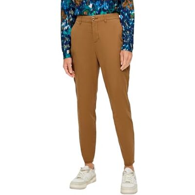 2135721 s.Oliver Spodnie damskie Tapered Leg Brown 32, brązowy, 32 2135721 s.Oliver Spodnie damskie Tapered Leg Brown 32, brązowy, 32