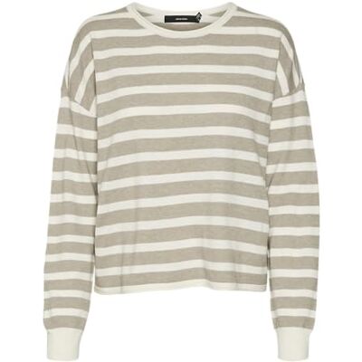 10320634 VERO MODA VMFANTASTIC LS bluza z okrągłym dekoltem GA Boo, Brzoza/Szczegóły: melanż W. Moonrock Melange, XS 10320634 VERO MODA VMFANTASTIC LS bluza z okrągłym dekoltem GA Boo, Brzoza/Szczegóły: melanż W. Moonrock Melange, XS