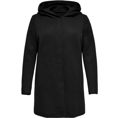 15191768-Black ONLY Carmakoma Damski płaszcz Carsedona Light Coat OTW, czarny (Black Black), rozmiar L, czarny, L 15191768-Black ONLY Carmakoma Damski płaszcz Carsedona Light Coat OTW, czarny (Black Black), rozmiar L, czarny, L