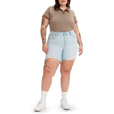 A1987-0005 Levi's Damskie dżinsy, Plus 90S 501 Short Z5407 Light Indigo Destructed, 24 A1987-0005 Levi's Damskie dżinsy, Plus 90S 501 Short Z5407 Light Indigo Destructed, 24