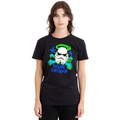 UKWT2-01-SRWS10136 Star Wars Koszulka damska Stencil Trooper, czarna, XXL, Czarny, XXL UKWT2-01-SRWS10136 Star Wars Koszulka damska Stencil Trooper, czarna, XXL, Czarny, XXL