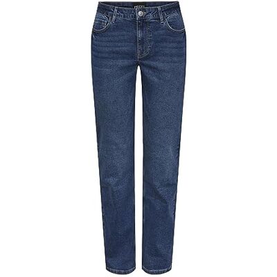 17143244 PIECES Damskie dżinsy Pckesia Mw Straight Mb Noos, niebieski (medium blue denim), 26W / 30L 17143244 PIECES Damskie dżinsy Pckesia Mw Straight Mb Noos, niebieski (medium blue denim), 26W / 30L